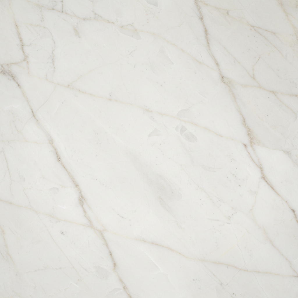 Egyptian White marble polished slab — representative sample