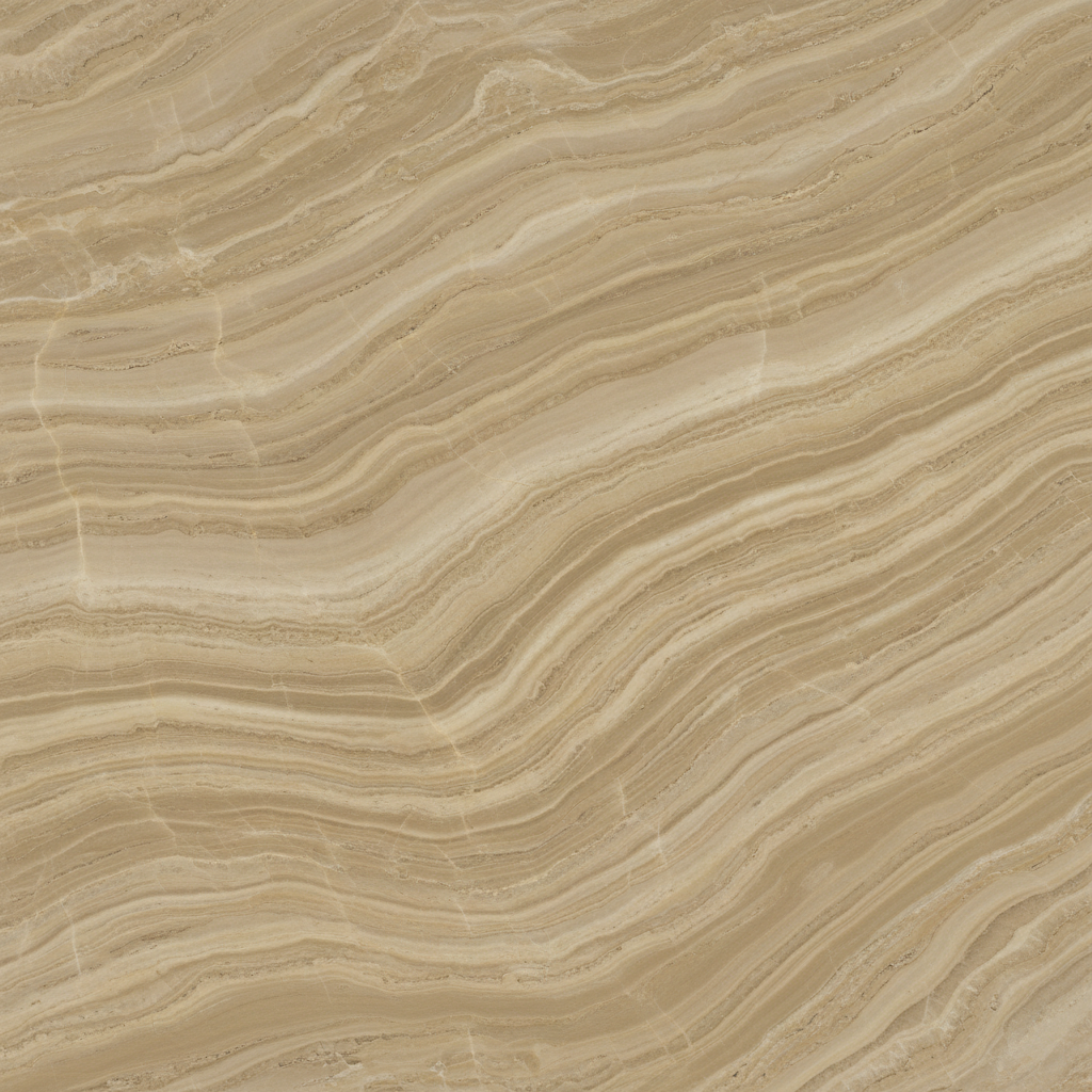 Galala Tiger Marble - Egyptian marble polished slab close-up warm beige tones with natural movement