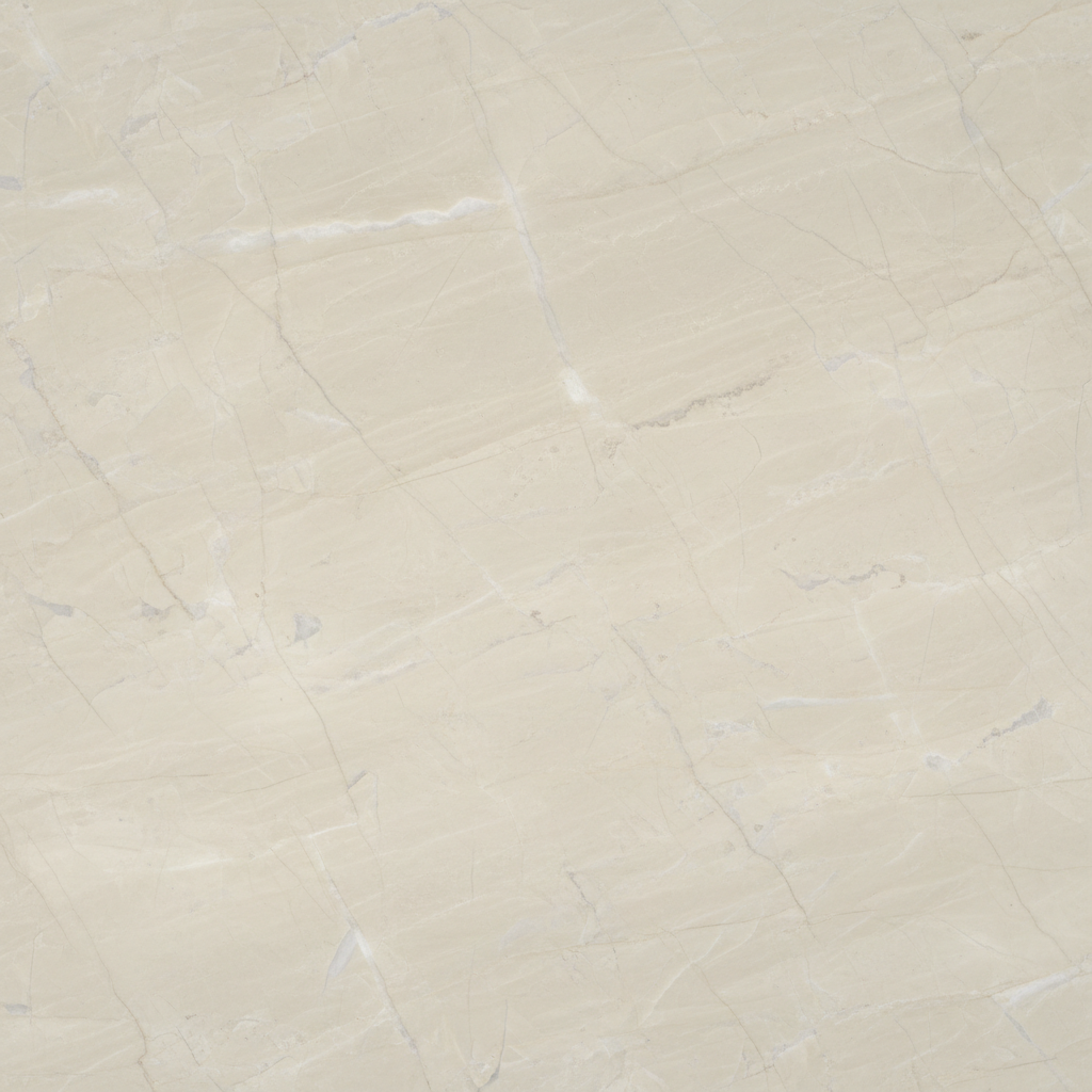 Samaha Light Marble - Egyptian marble polished slab close-up warm cream background with subtle veining