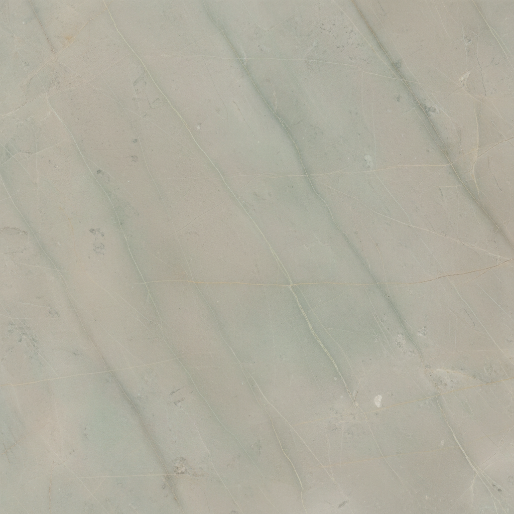 Selvia Menia Green Marble - Egyptian marble polished slab close-up cool grey background with fine veining