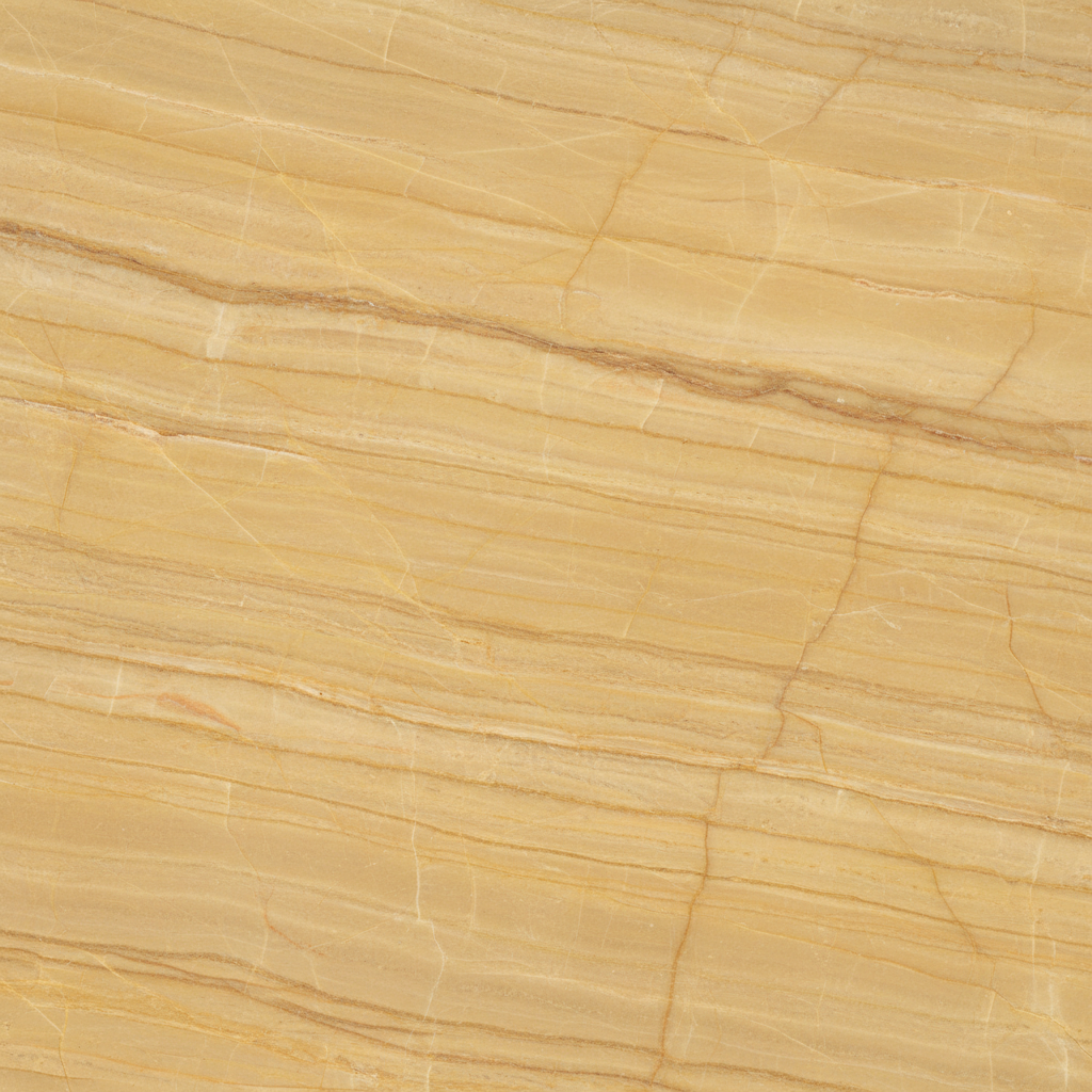 Selvia Yellow Marble - Egyptian marble polished slab close-up golden honey background with amber veining