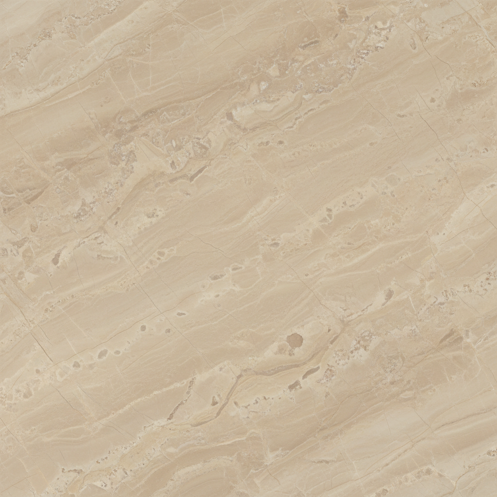 Teriesta Marble - Egyptian marble polished slab close-up showing warm beige tones with natural movement
